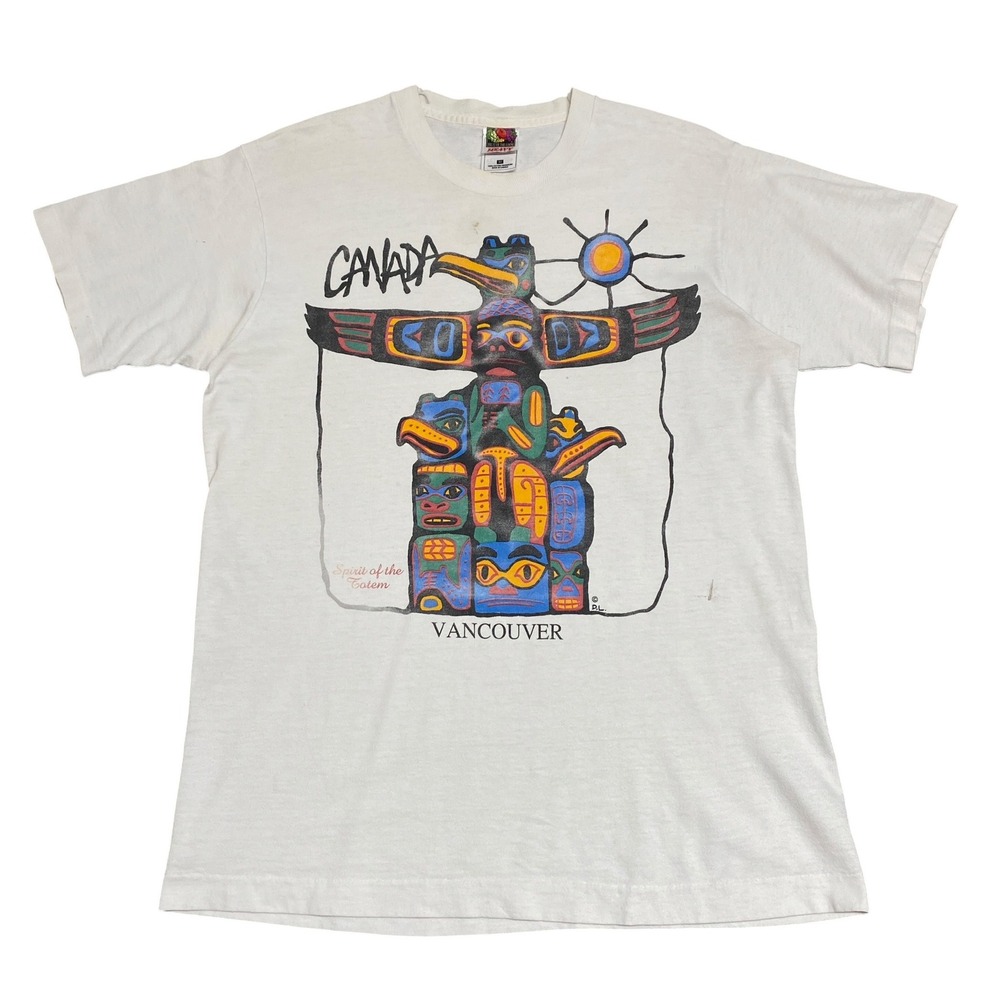 Vintage Canada Vancouver Totem Pole T-Shirt